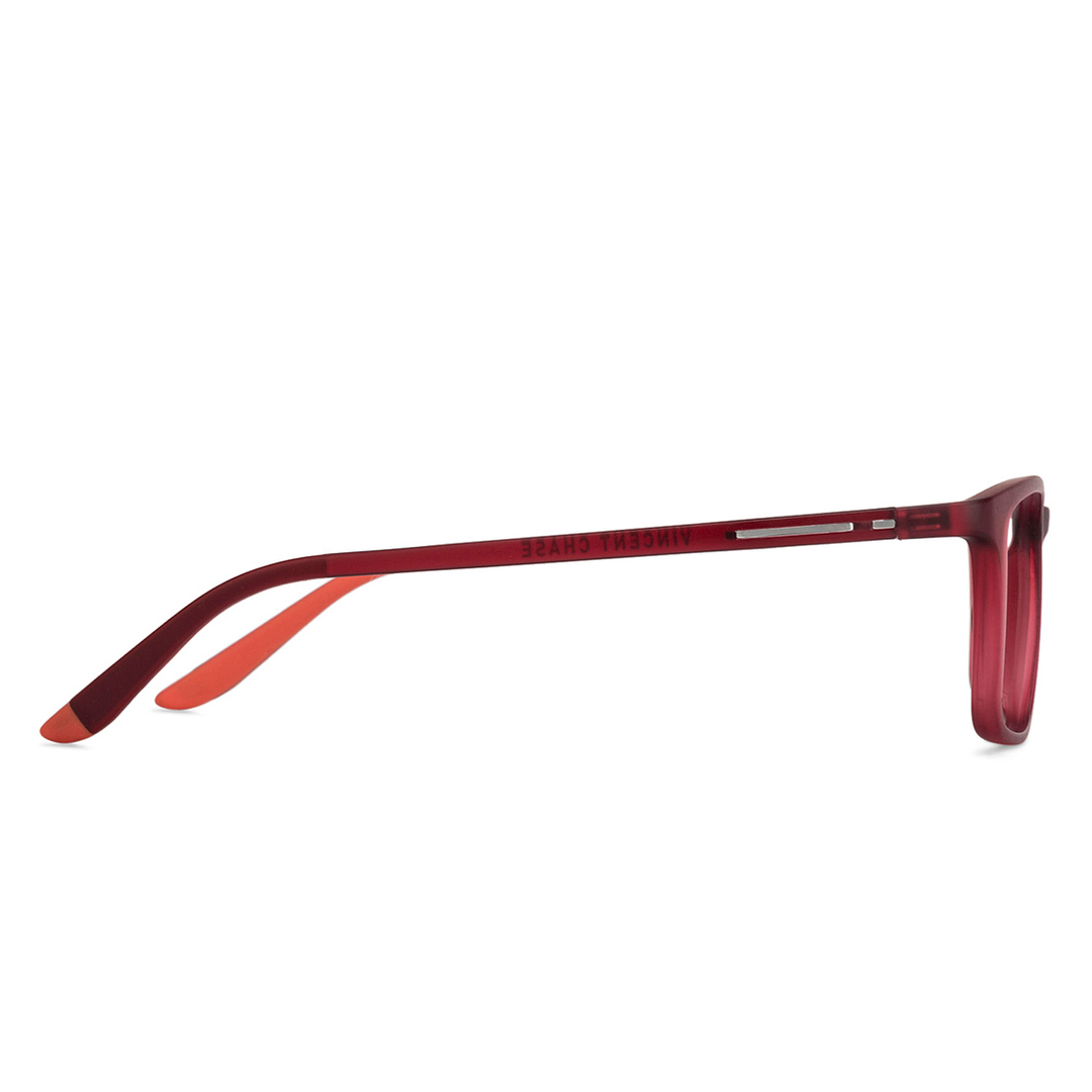 Hooper Online Red Transparent Full Rim Rectangle right side