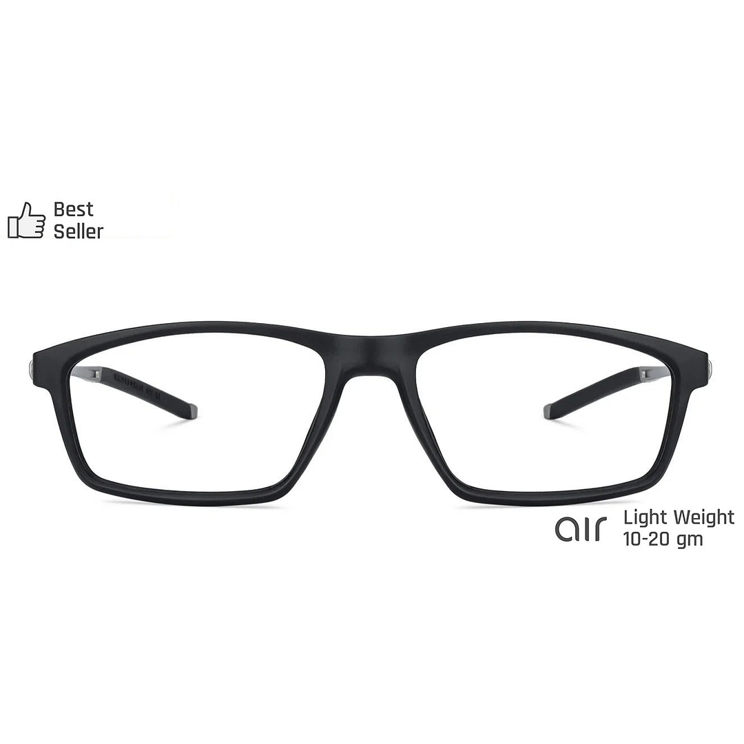 Lenskart Air Online Black Full Rim Rectangle left side