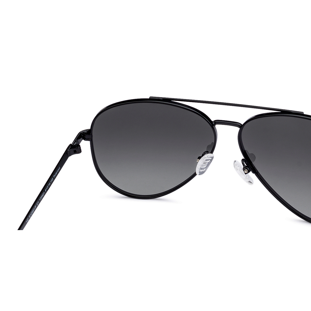 Vincent Chase Online Black Full Rim Aviator right side