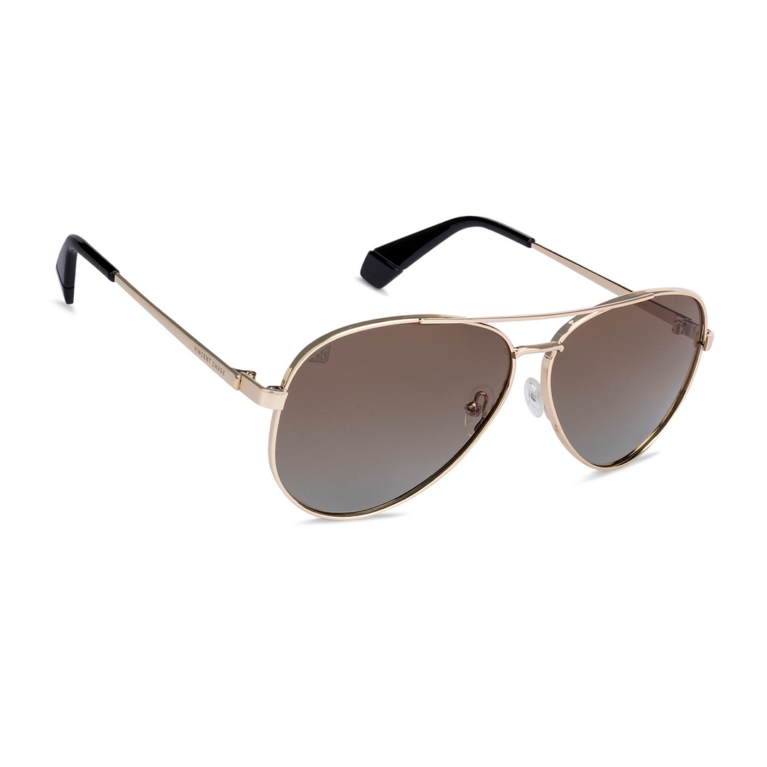 Vincent Chase Online Gold Full Rim Aviator right side