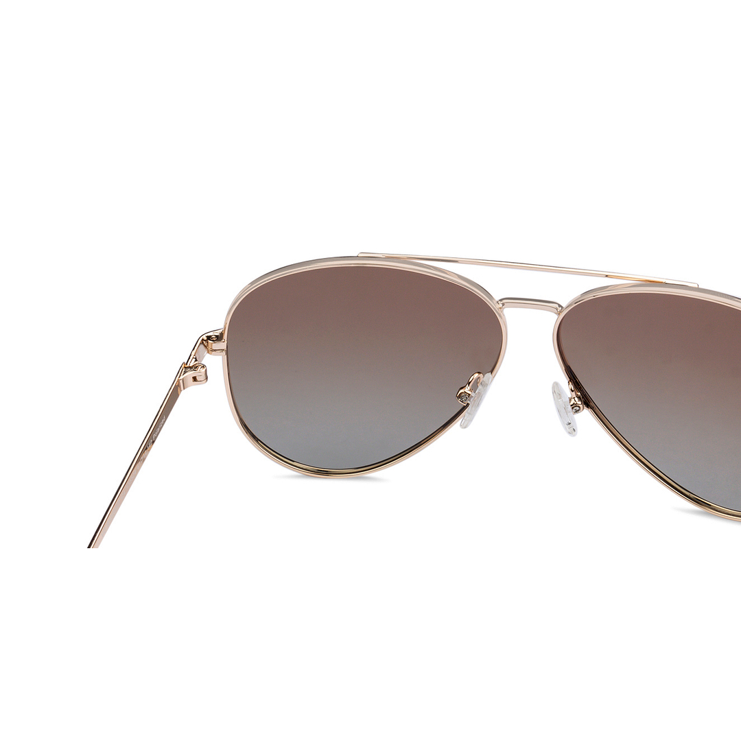 Vincent Chase Online Gold Full Rim Aviator right side