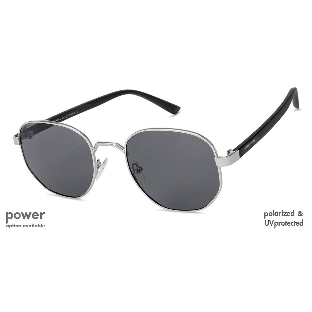 Vincent Chase Online Silver Full Rim Geometric right side