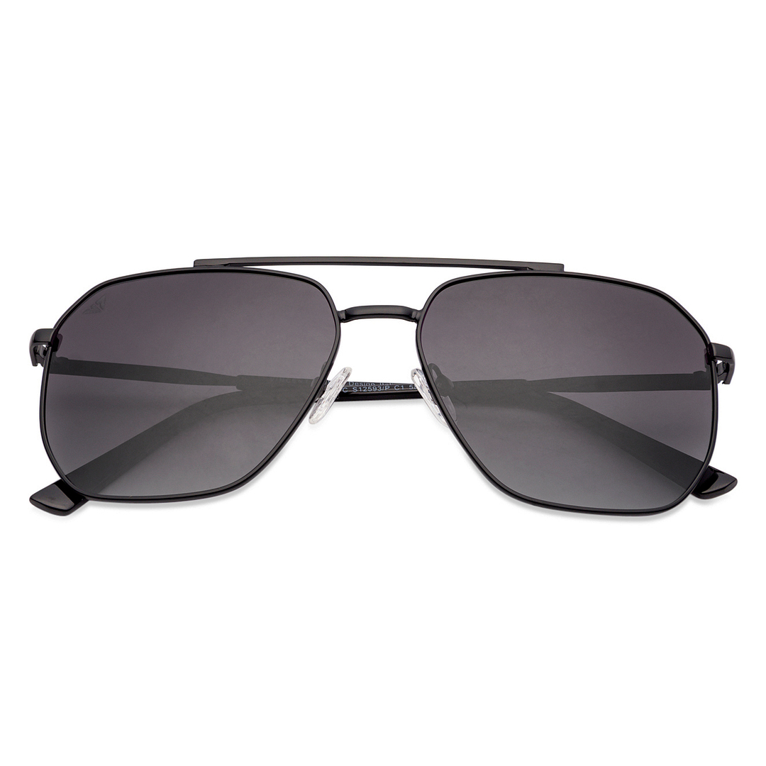 Vincent Chase Polarized Black Full Rim Square right side