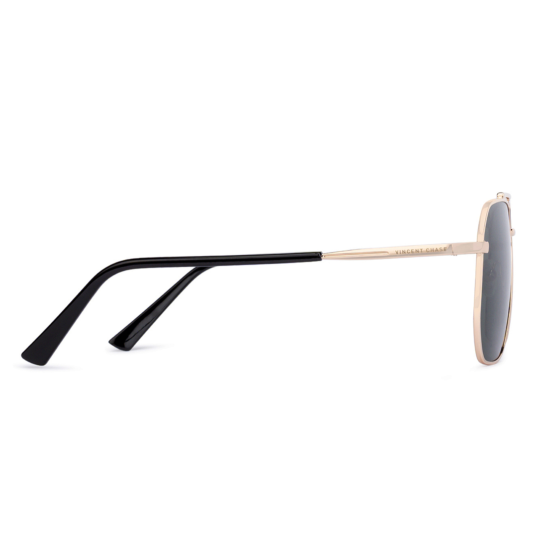 Vincent Chase Polarized Gold Full Rim Square right side