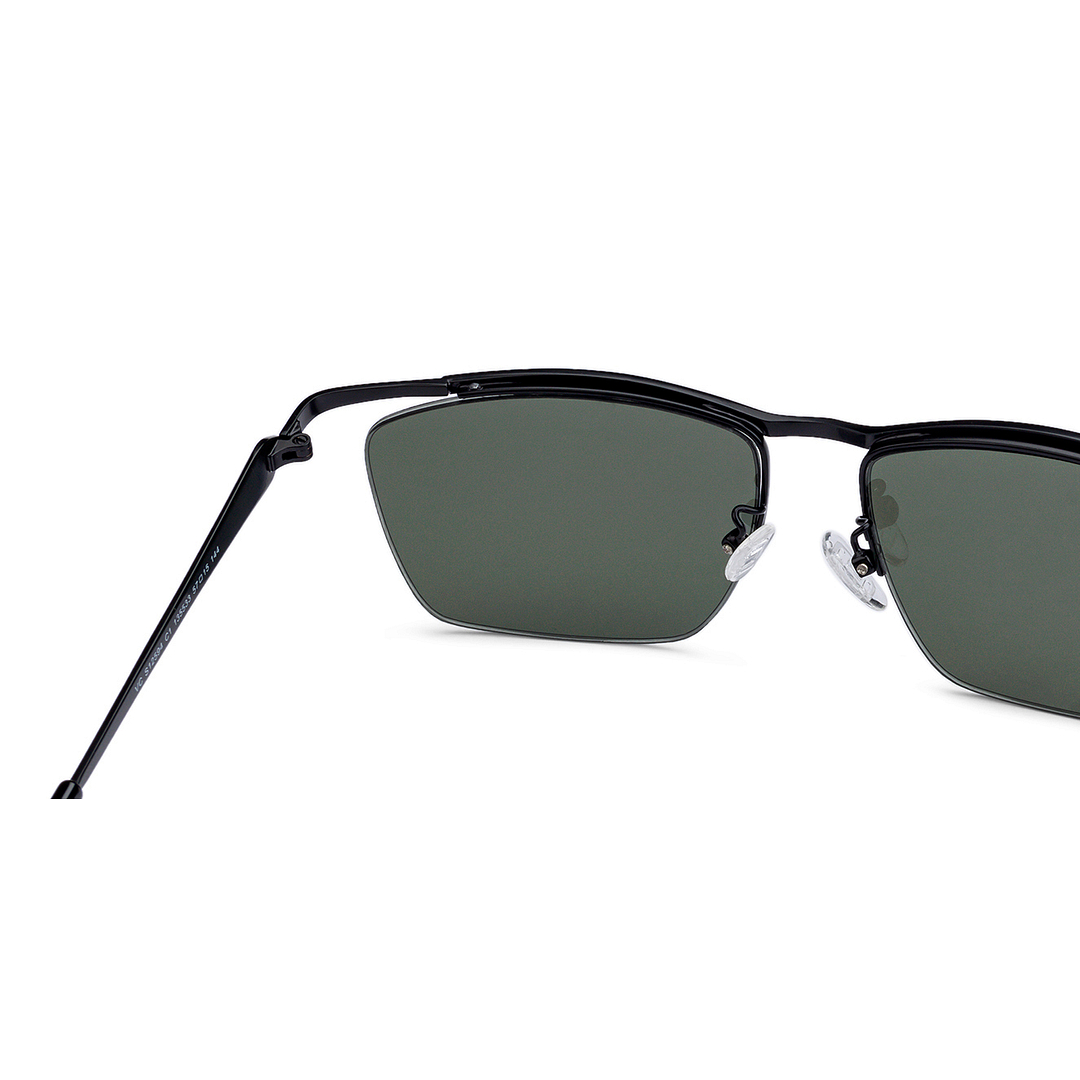 Vincent Chase Online Black Half Rim Rectangle left side