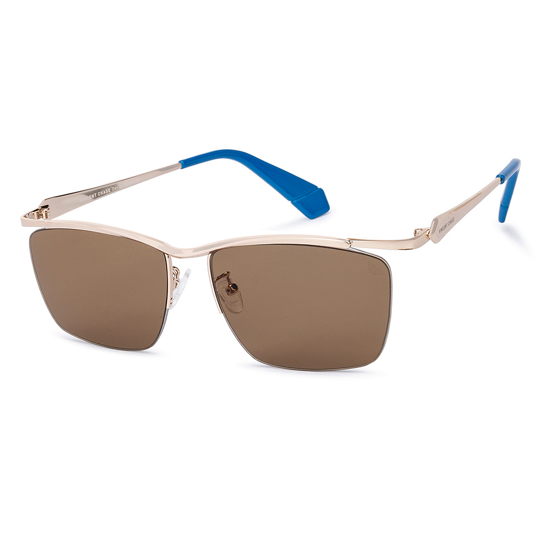 Vincent Chase Online Gold Half Rim Rectangle right side