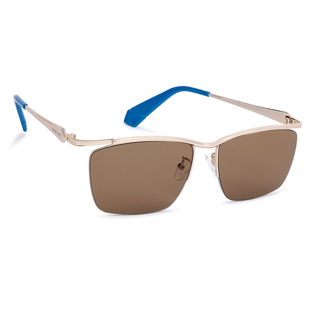 Vincent Chase Online Gold Half Rim Rectangle left side