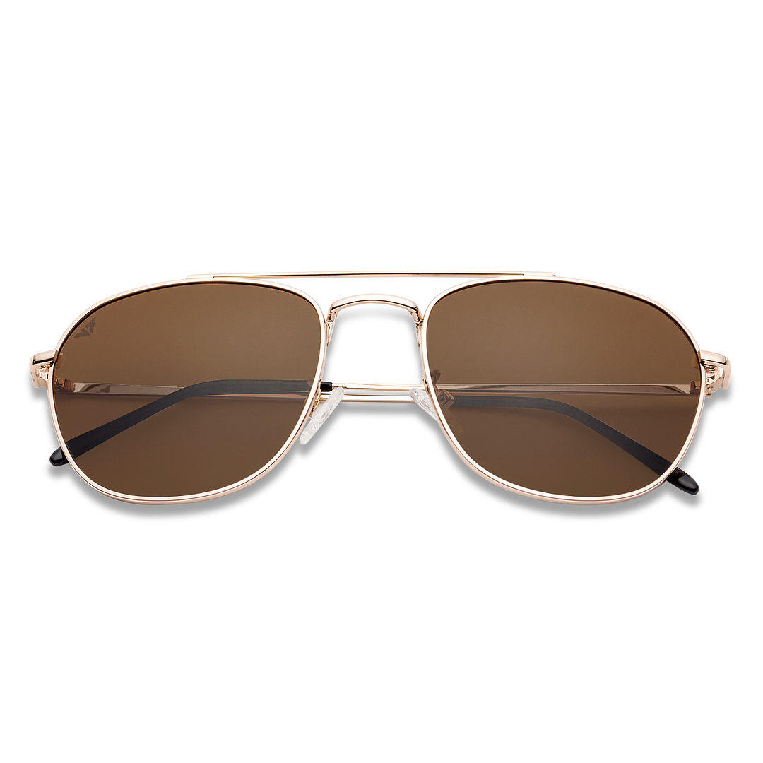 Vincent Chase Online Gold Full Rim Rectangle left side