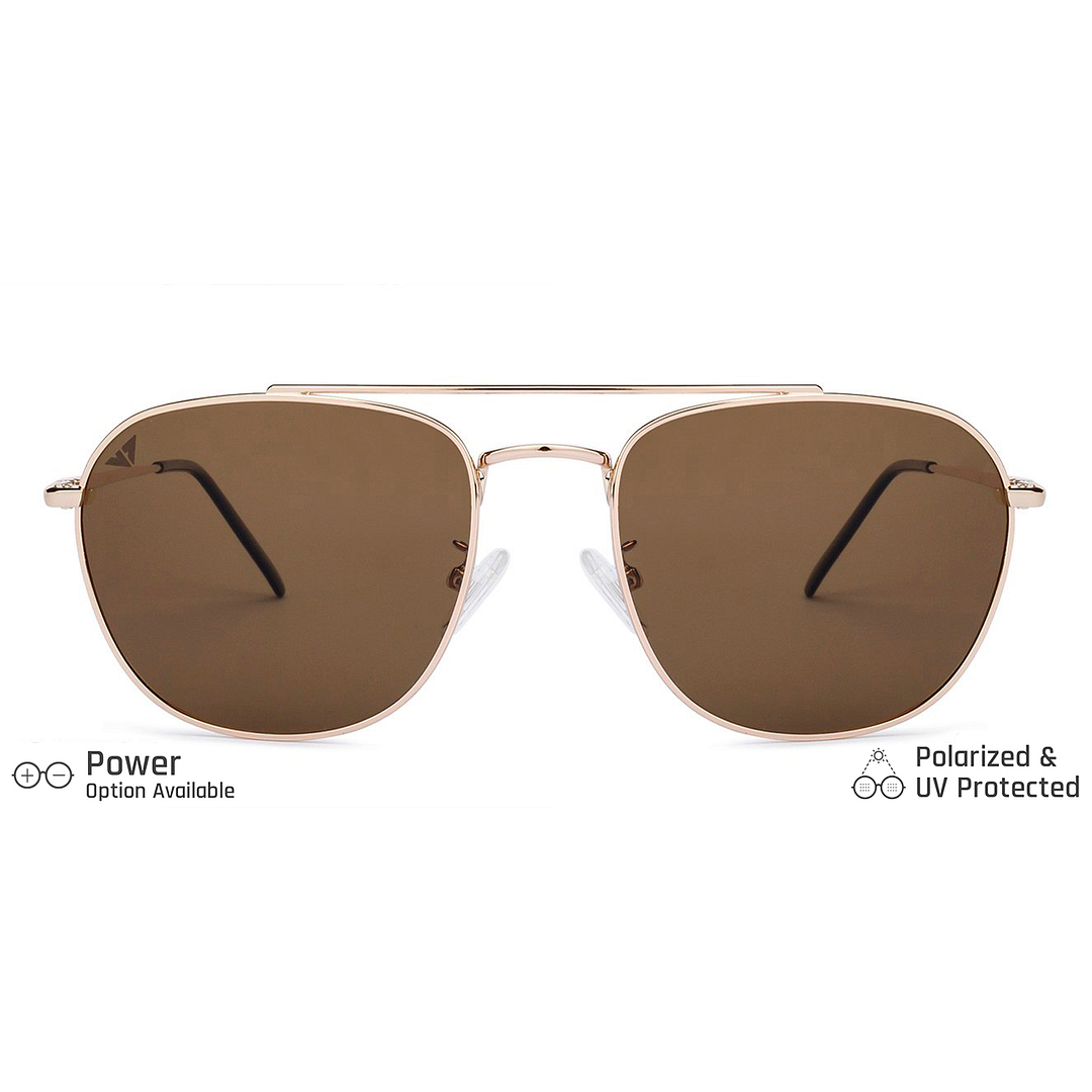 Vincent Chase Online Gold Full Rim Rectangle left side