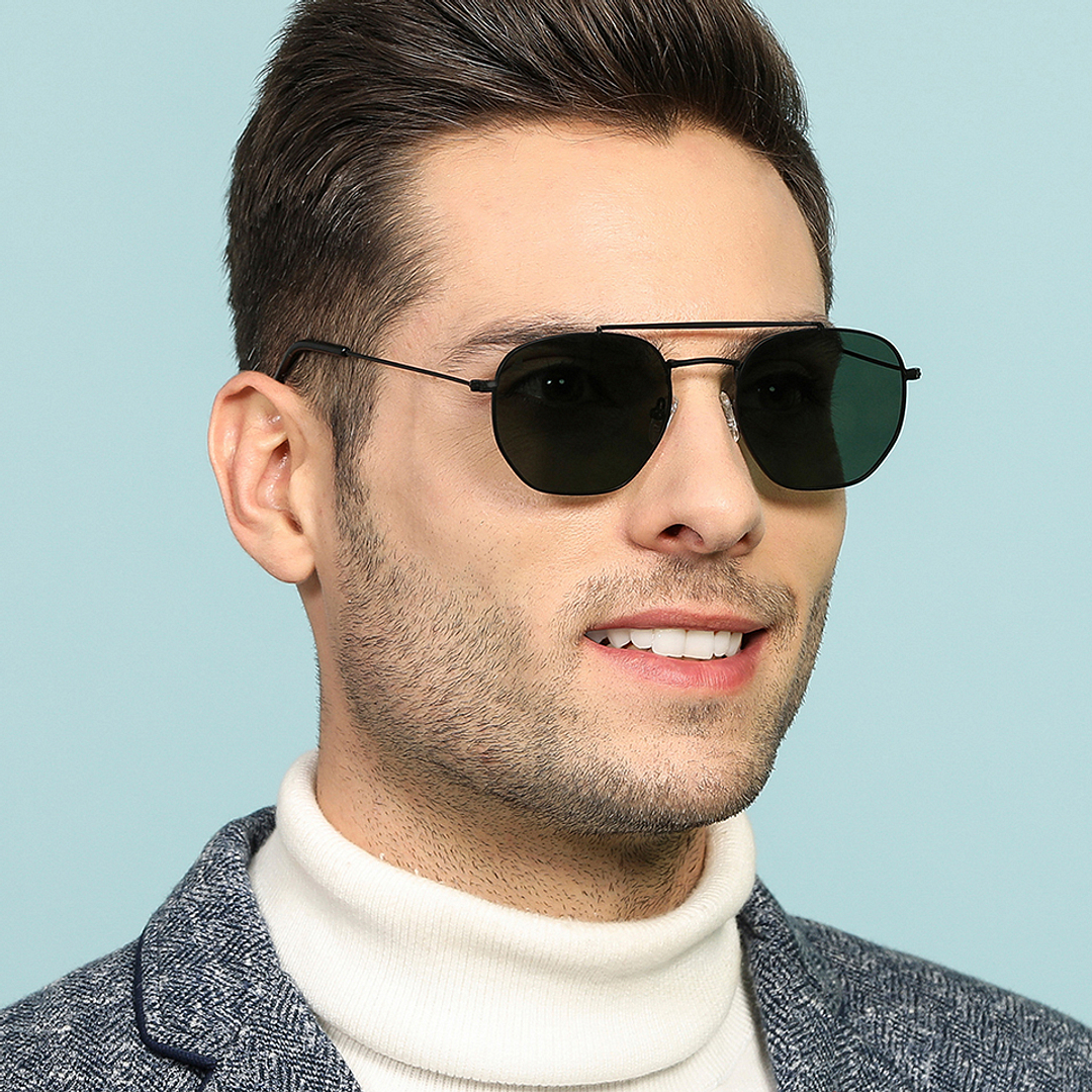 Vincent Chase Online Black Full Rim Geometric right side