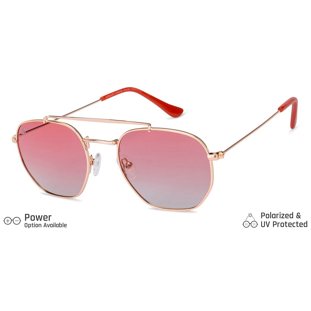 Vincent Chase Online Gold Full Rim Geometric right side