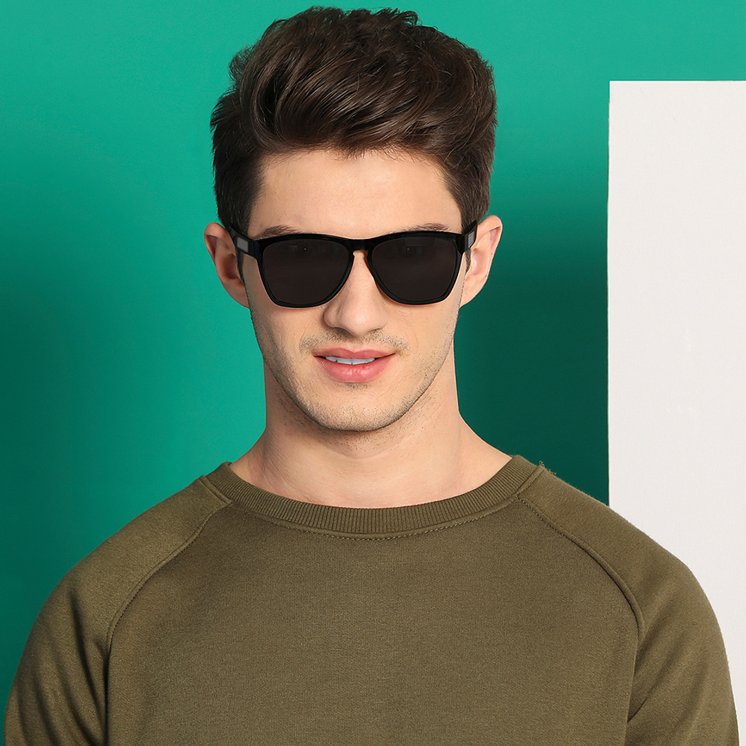 Vincent Chase Online Black Full Rim Square right side