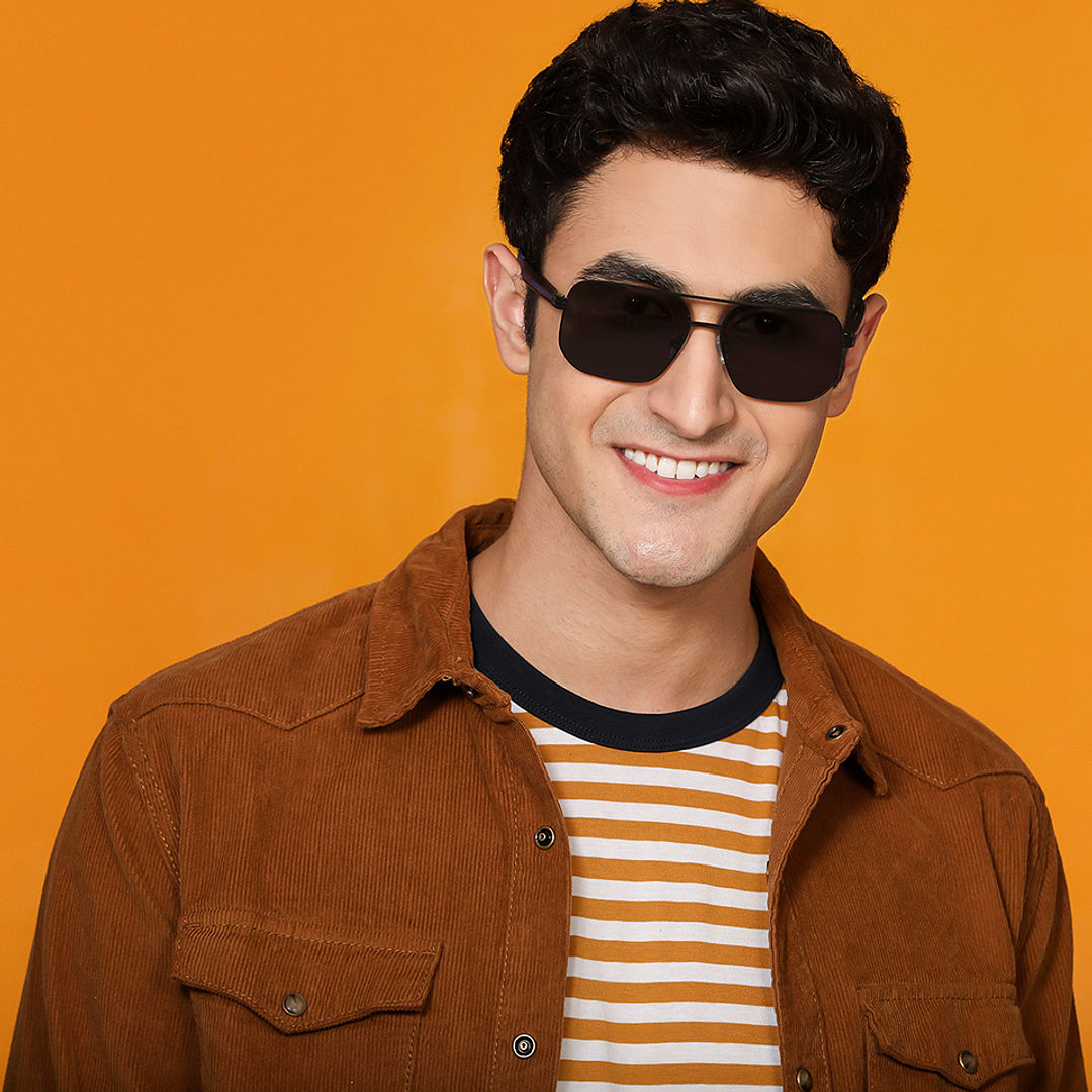 Vincent Chase Online Black Full Rim Rectangle left side