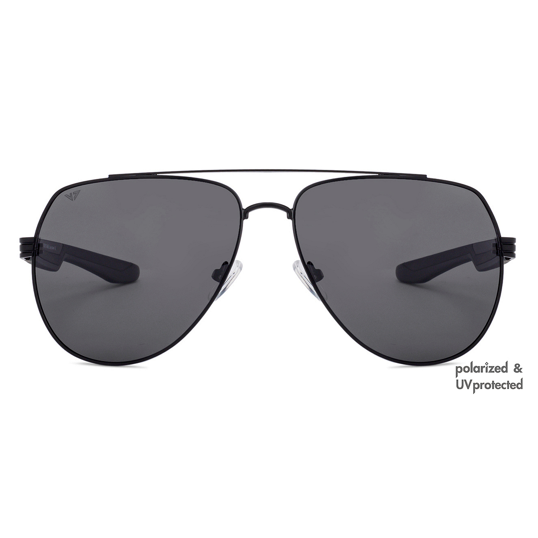 Vincent Chase Online Black Full Rim Aviator left side