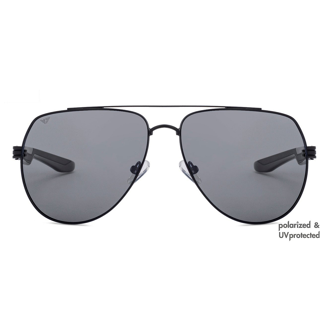 Vincent Chase Online Black Full Rim Aviator left side