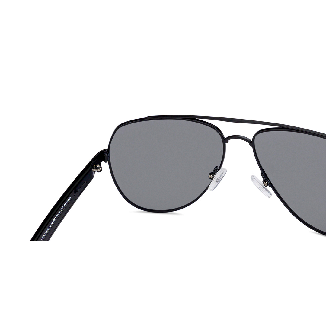 Vincent Chase Online Black Full Rim Aviator right side