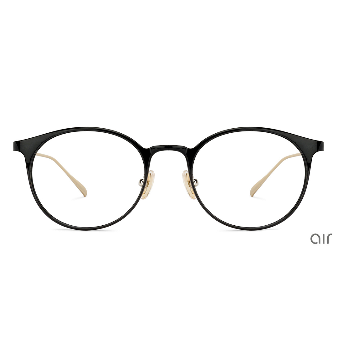 Lenskart Air Online Black Full Rim Round left side