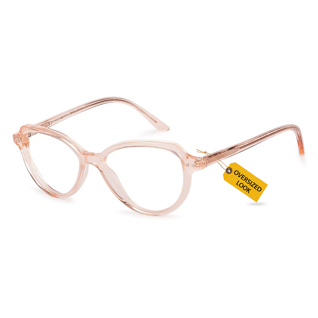 Vincent Chase Online Pink Transparent Full Rim Geometric right side