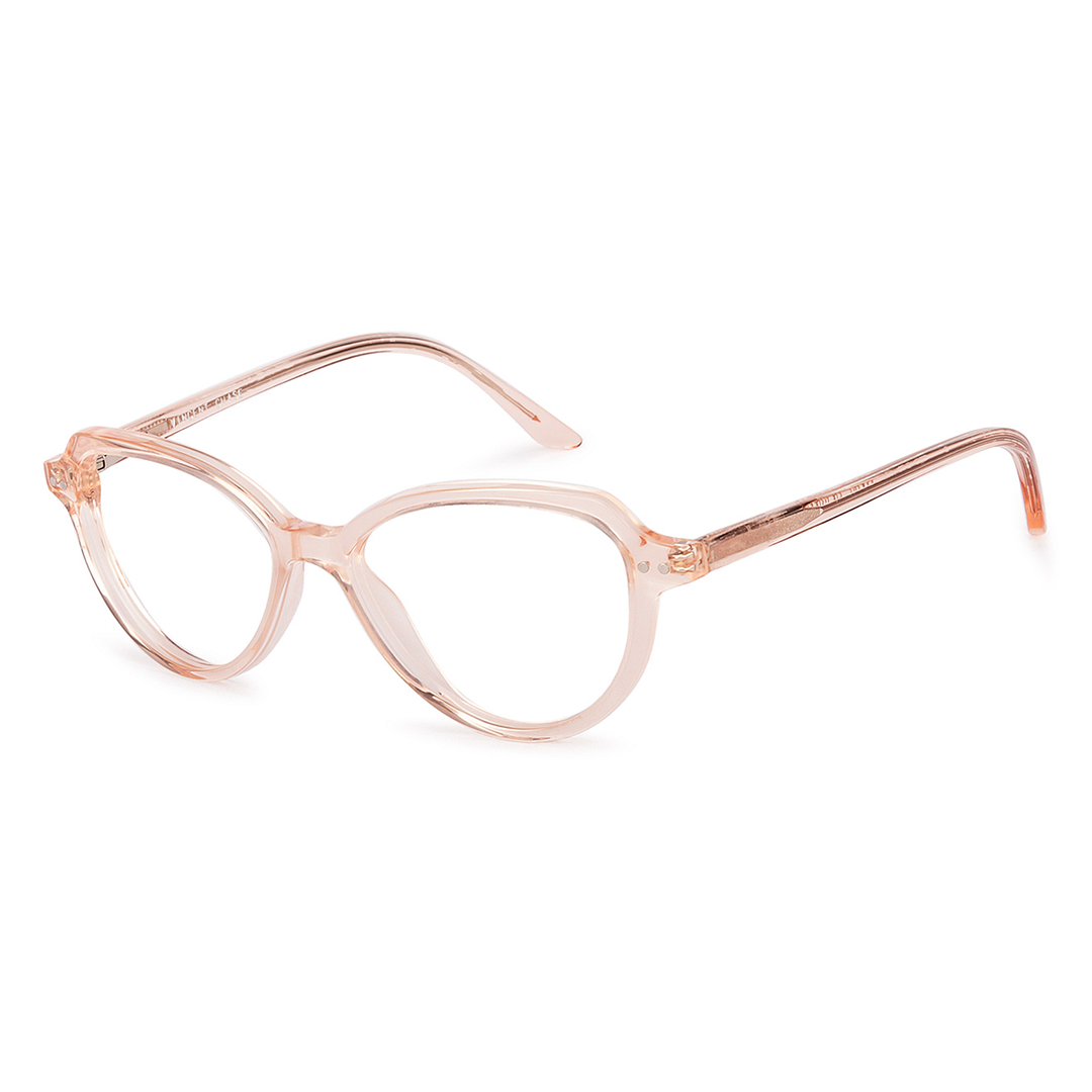 Vincent Chase Online Pink Transparent Full Rim Geometric left side