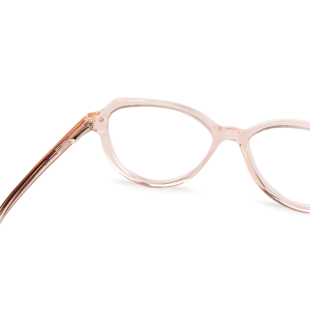 Vincent Chase Online Pink Transparent Full Rim Geometric left side