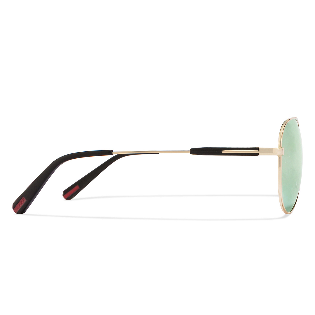 Vincent Chase Online Gold Full Rim Aviator left side