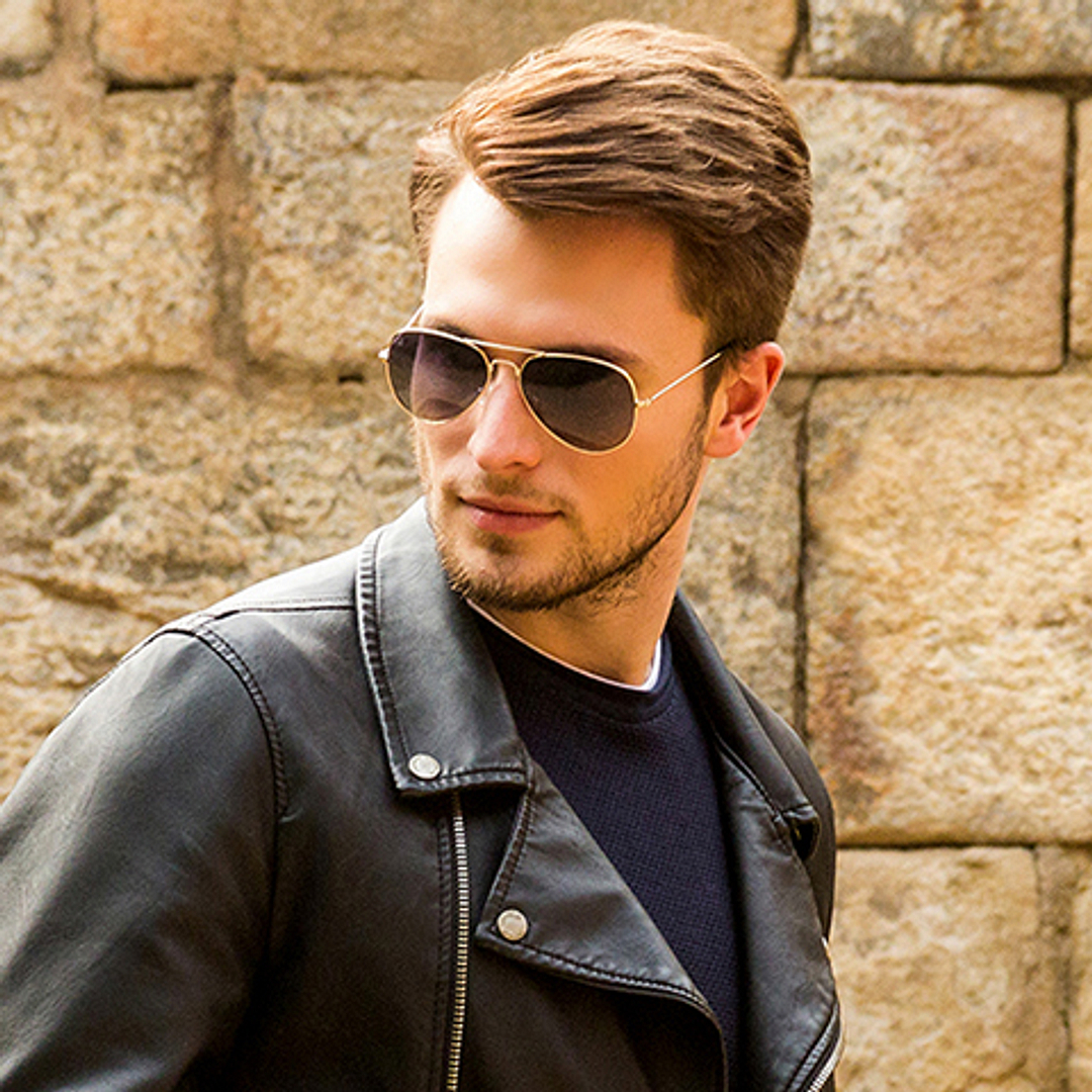 Vincent Chase Online Gold Full Rim Aviator right side