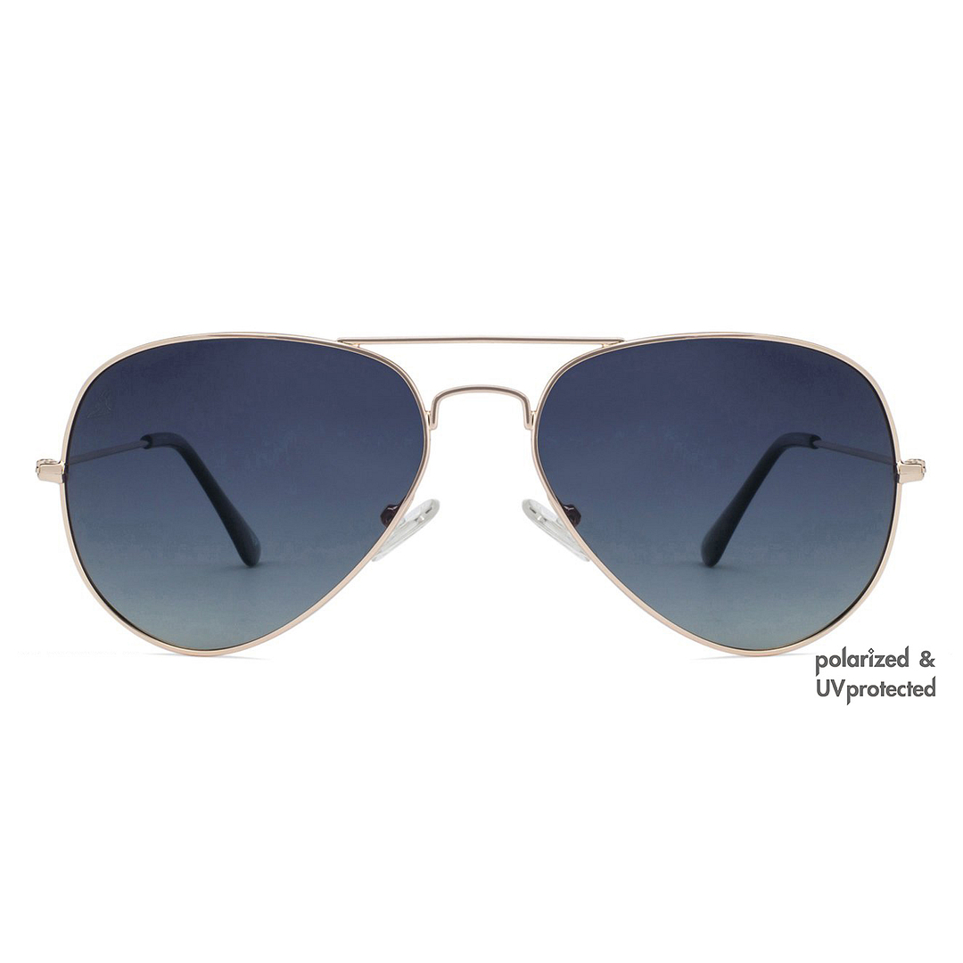 Vincent Chase Online Gold Full Rim Aviator left side