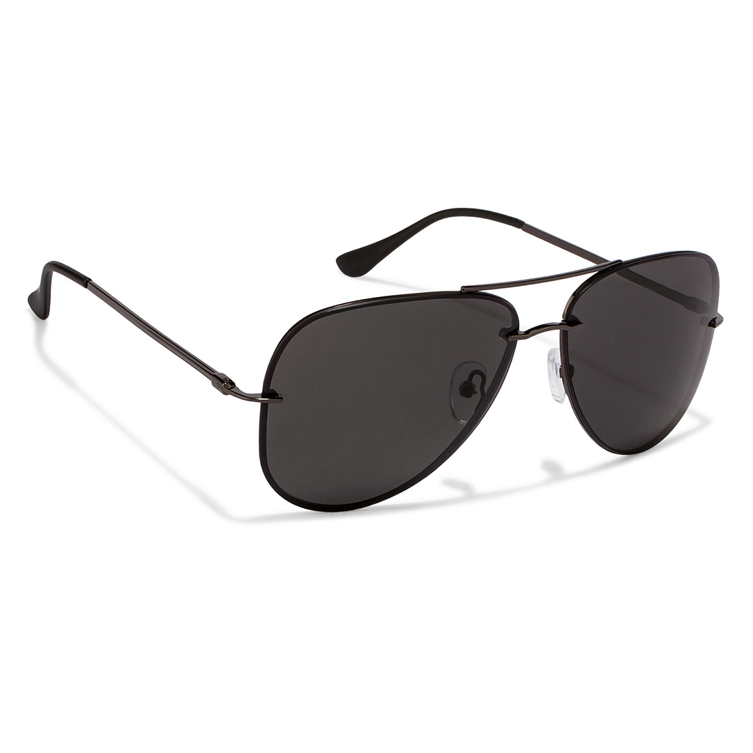Vincent Chase Online Gunmetal Full Rim Aviator right side