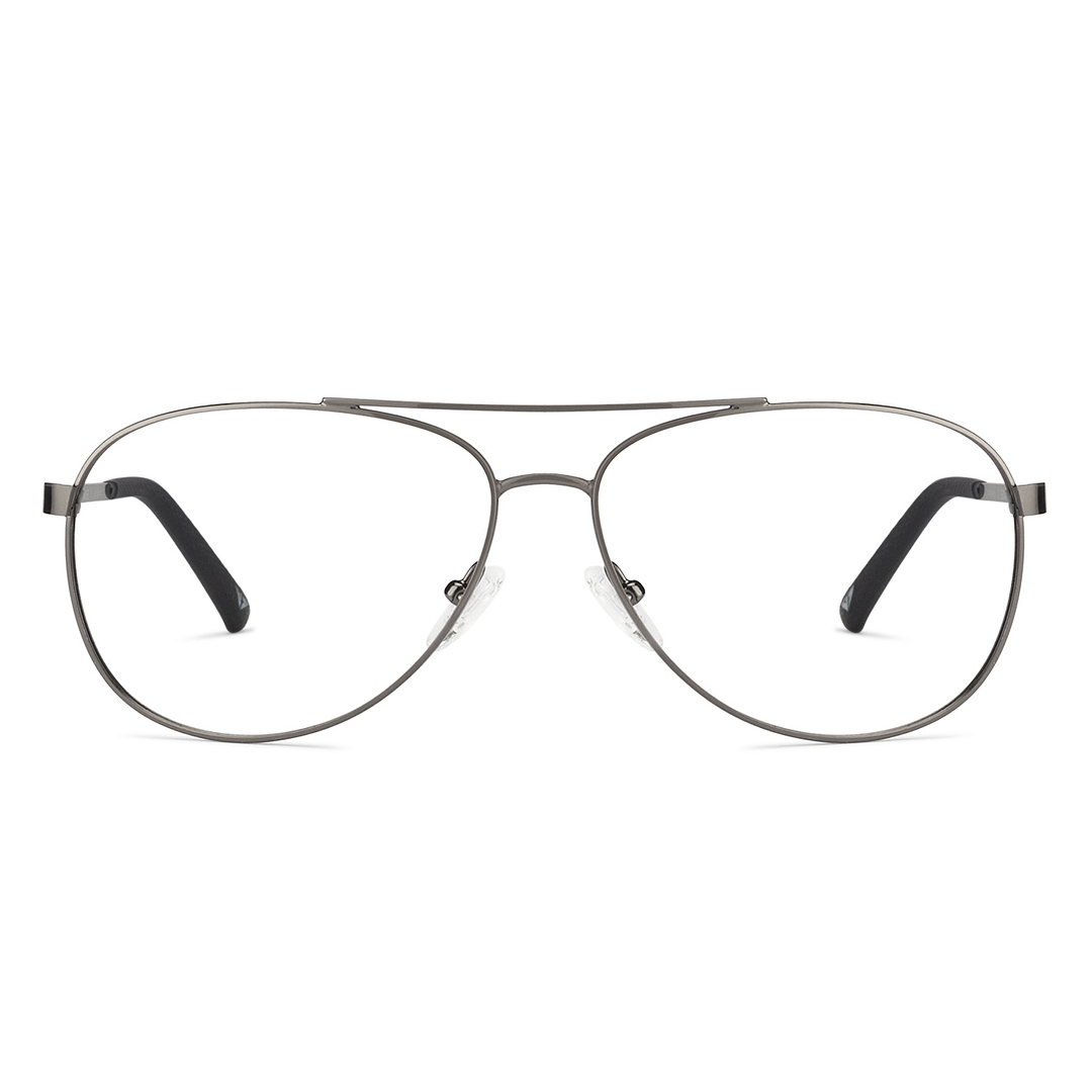 Vincent Chase Online Mid Gunmetal Full Rim Aviator left side