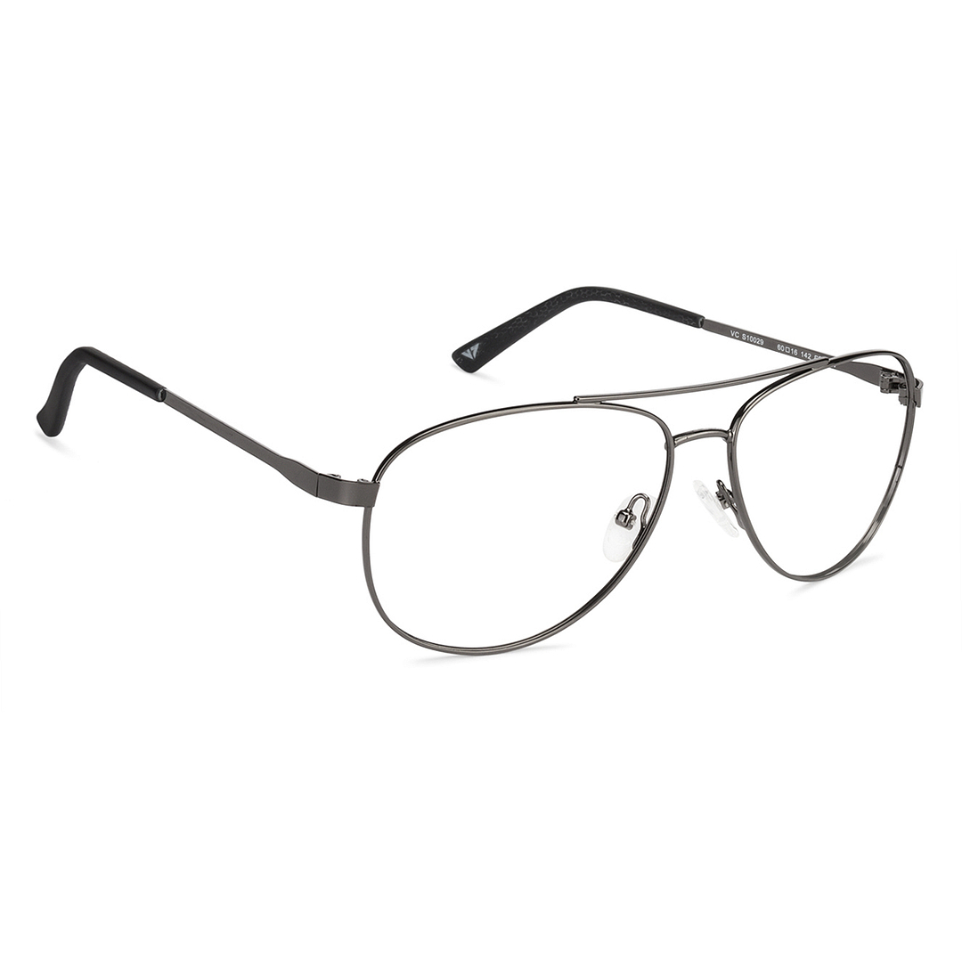 Vincent Chase Online Mid Gunmetal Full Rim Aviator left side