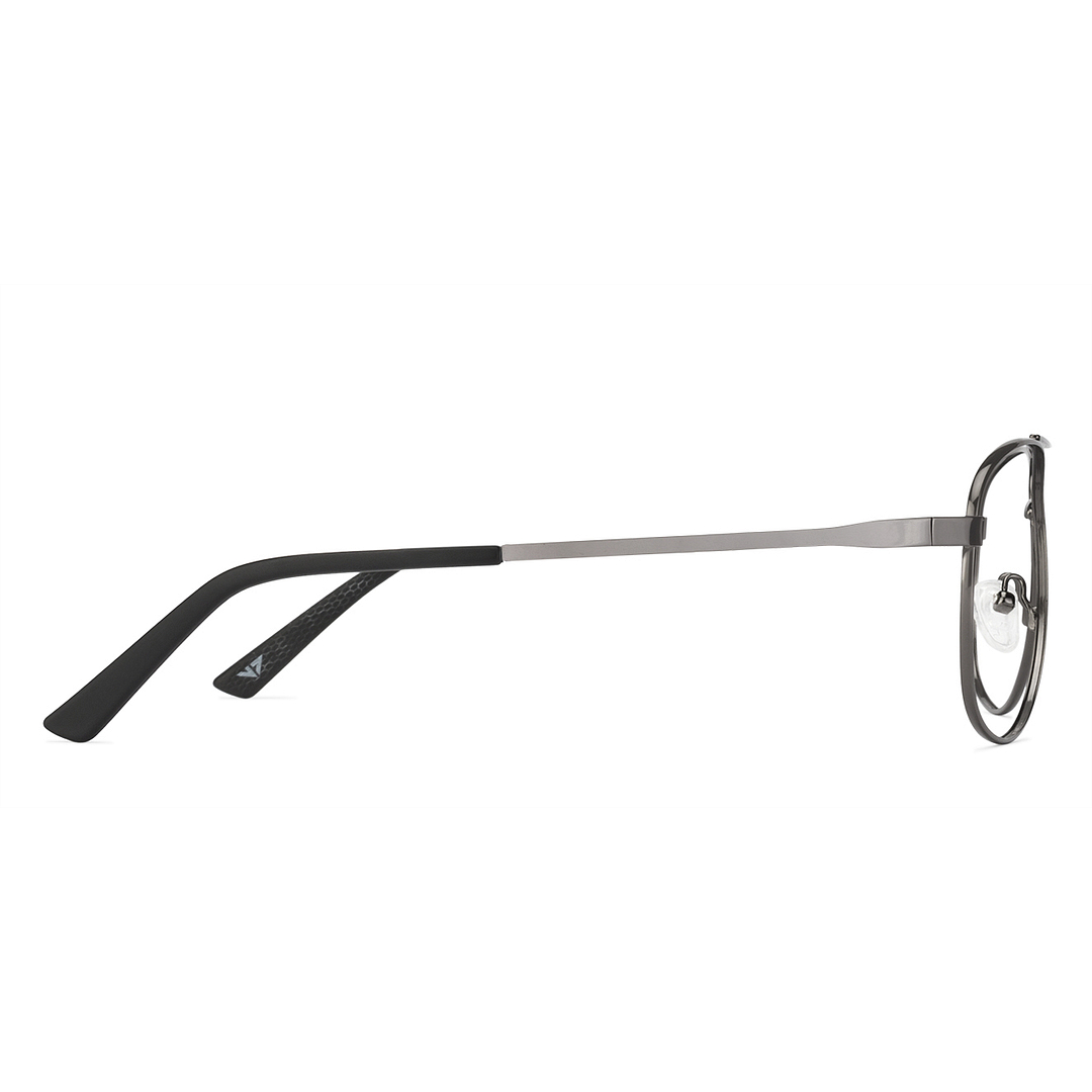 Vincent Chase Online Mid Gunmetal Full Rim Aviator right side