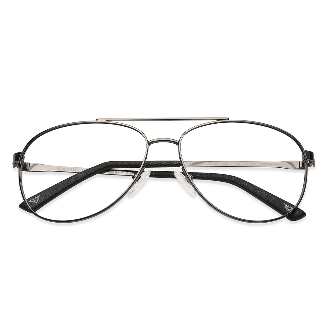 Vincent Chase Online Mid Gunmetal Full Rim Aviator right side