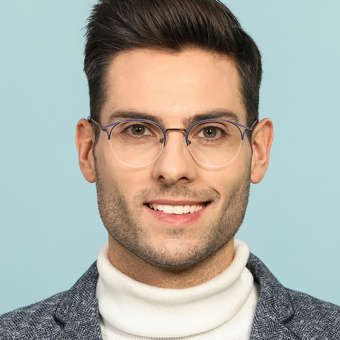 Vincent Chase Online Demi Half Rim Round left side
