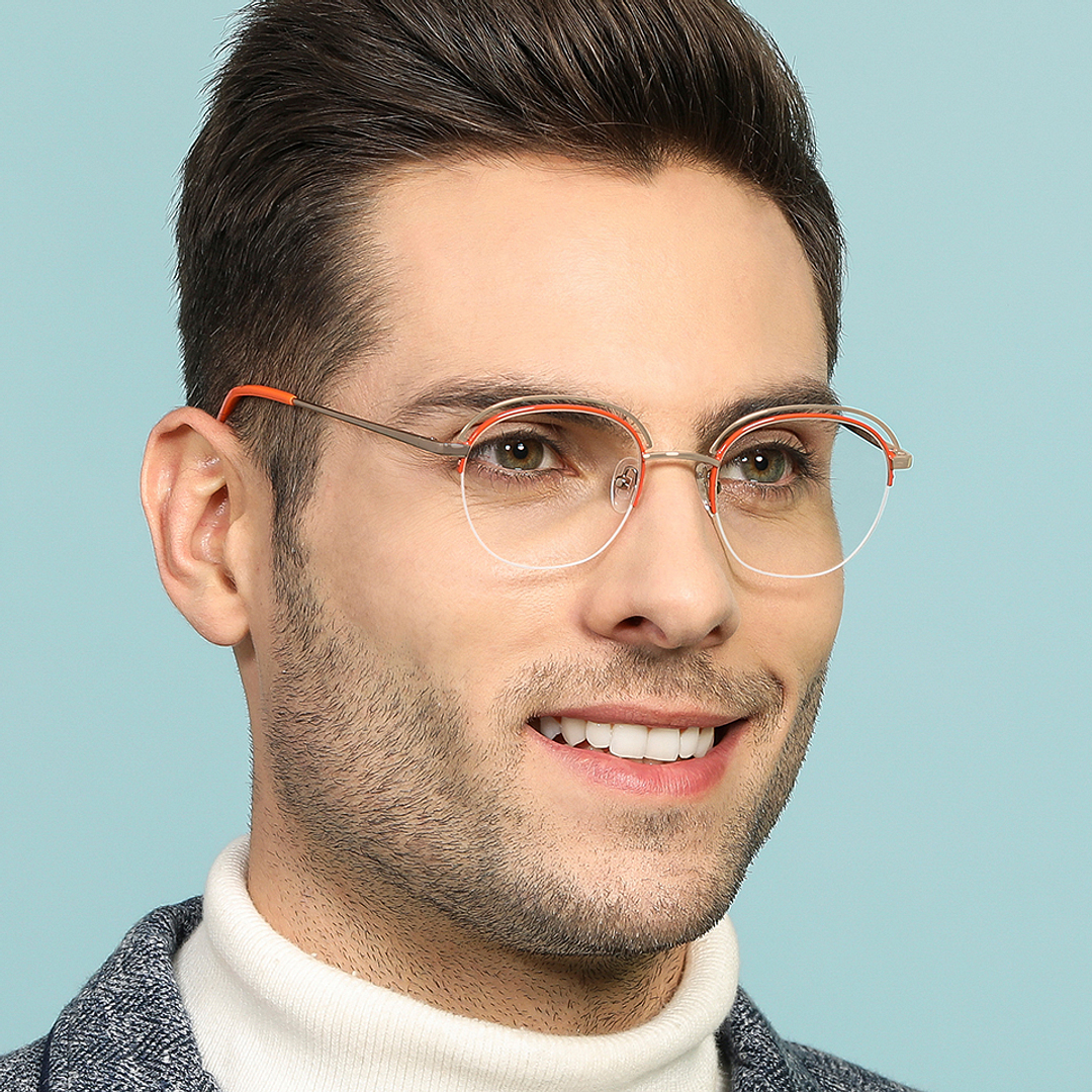 Vincent Chase Online Demi Half Rim Round left side