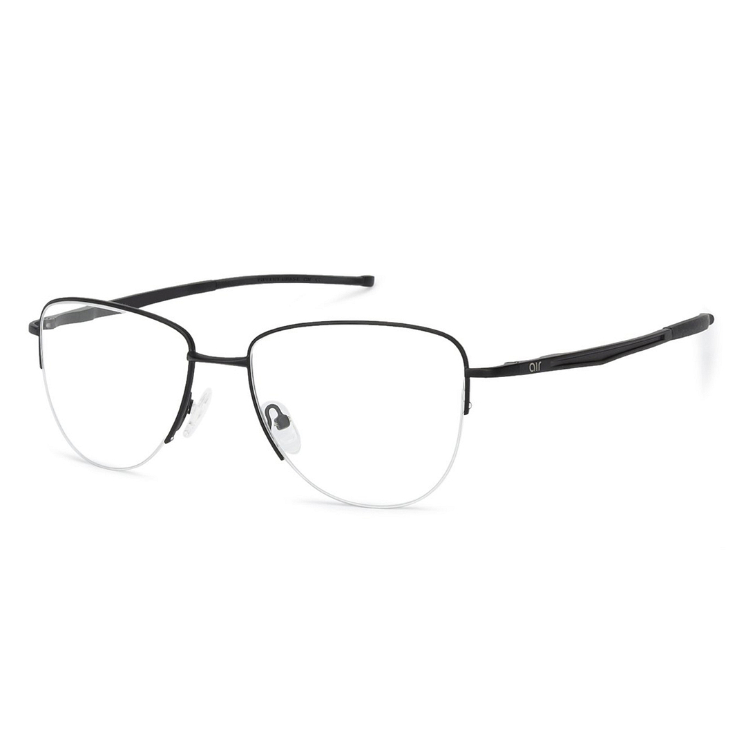 Lenskart Air Online Black Half Rim Aviator right side