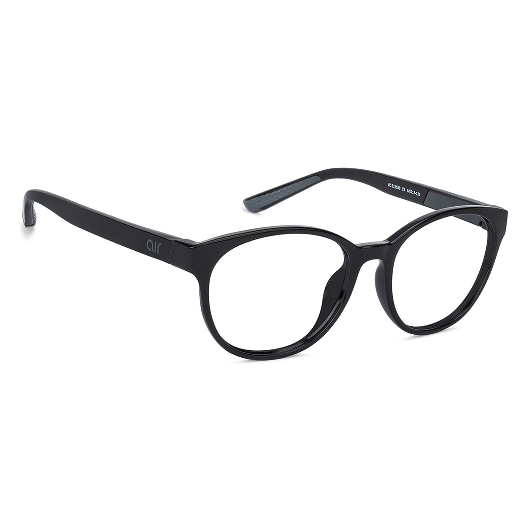 Hooper Online Black Full Rim Round left side