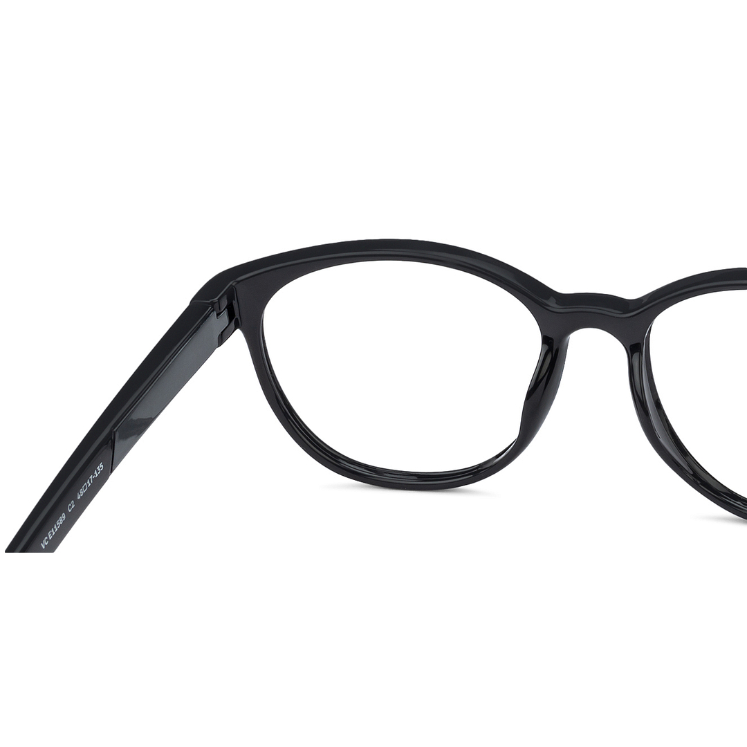 Hooper Online Black Full Rim Round left side