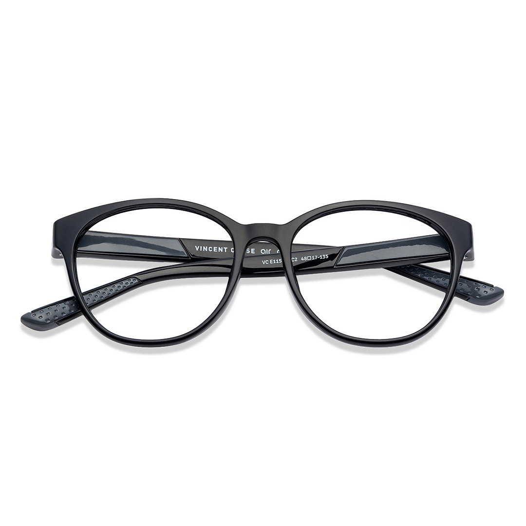 Hooper Online Black Full Rim Round right side