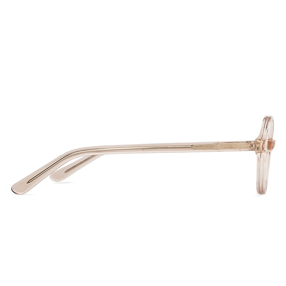 Hooper Online Pink Transparent Full Rim Round left side