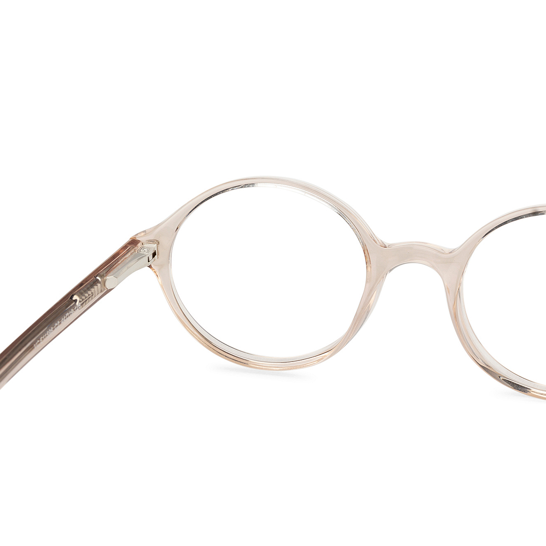 Hooper Online Pink Transparent Full Rim Round right side