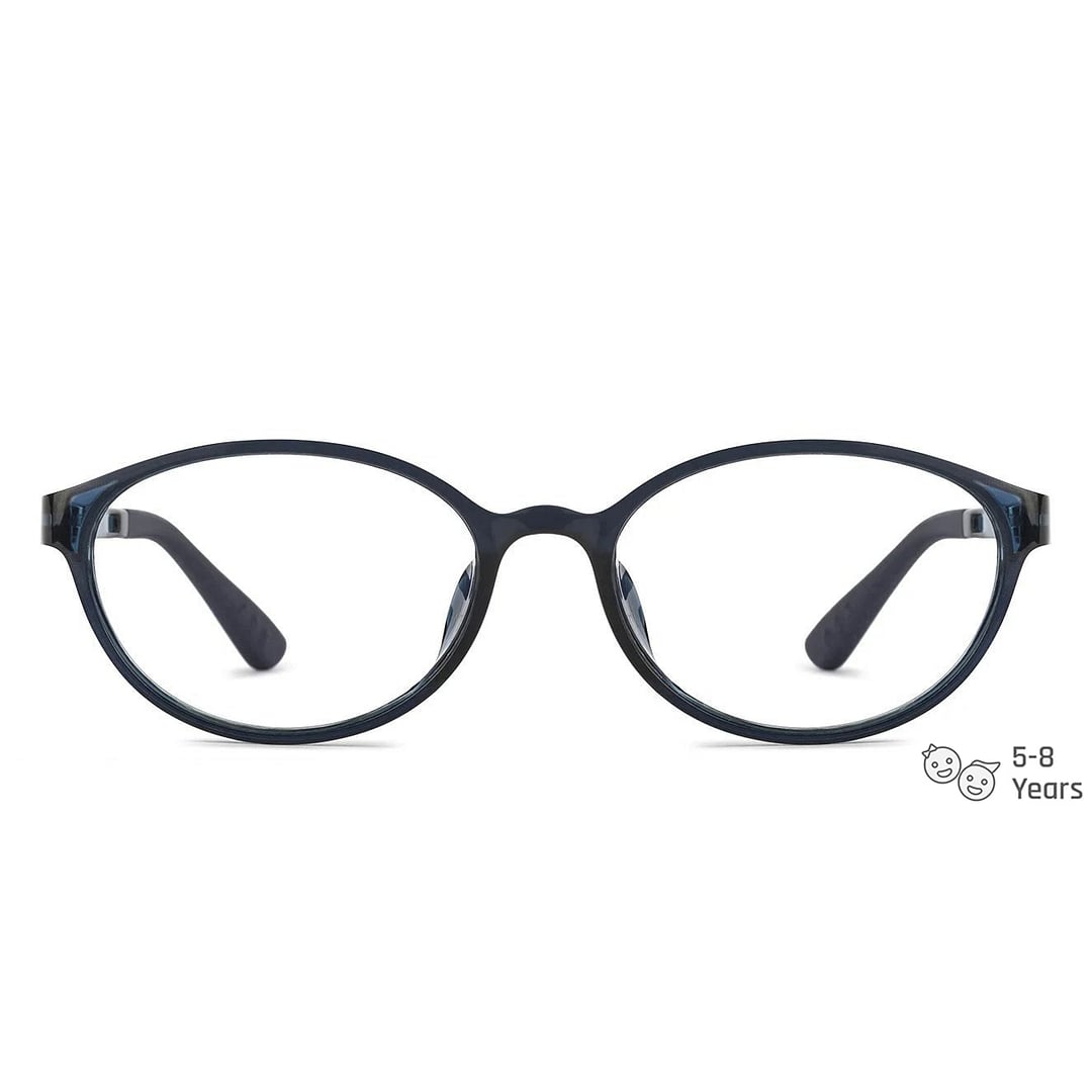 Hooper Online Navy Blue Full Rim Round right side