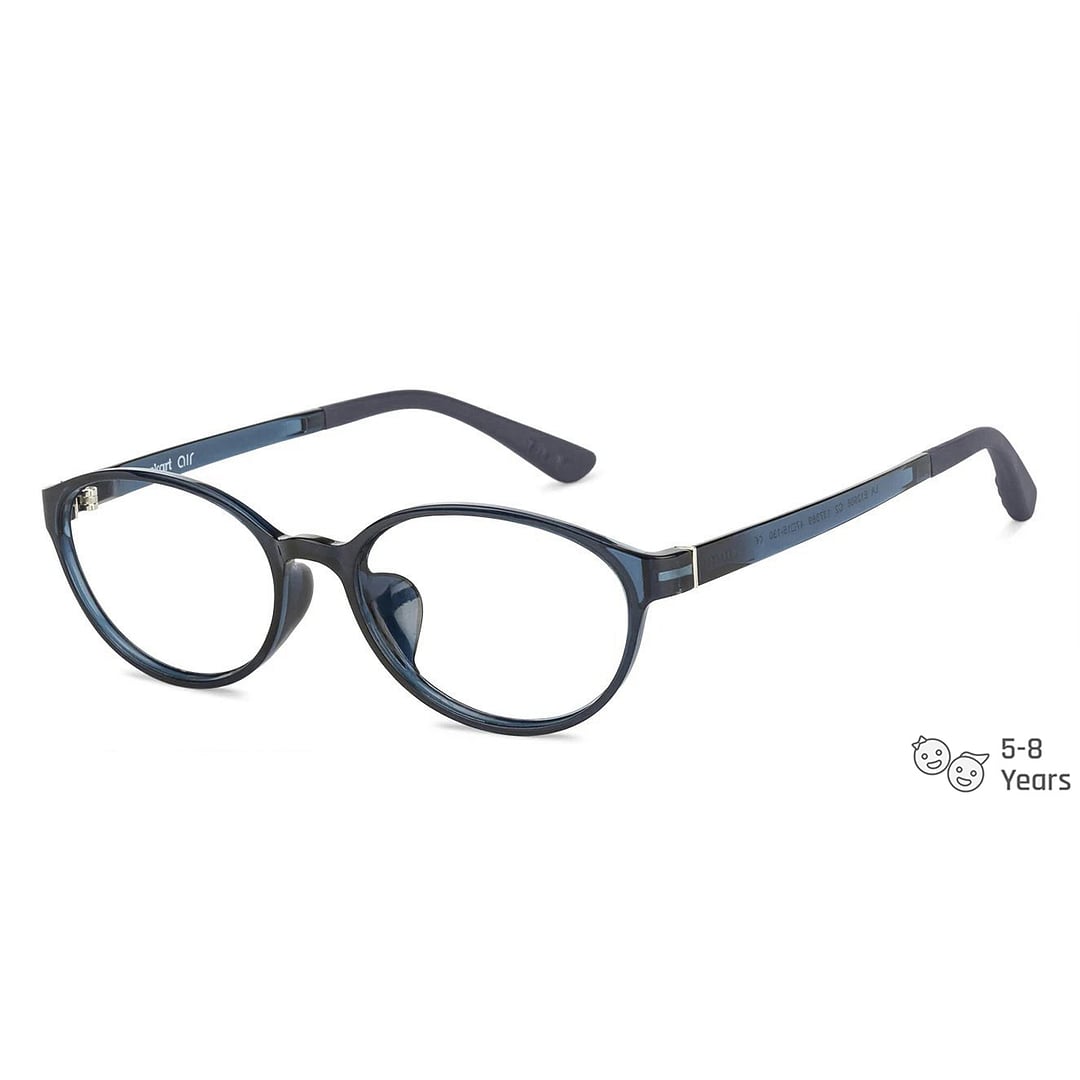 Hooper Online Navy Blue Full Rim Round left side
