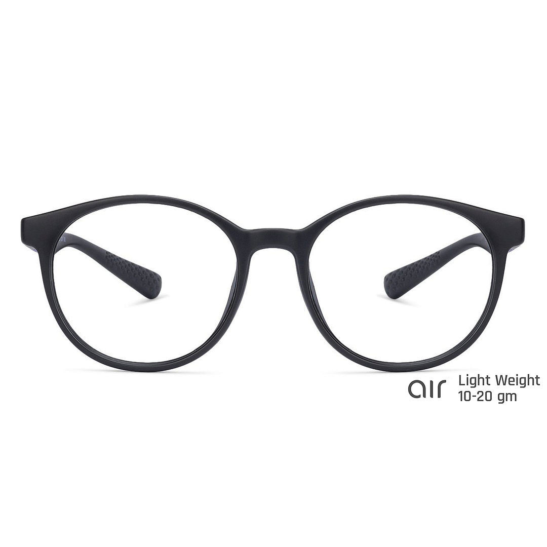 Lenskart Air Online Black Full Rim Round left side