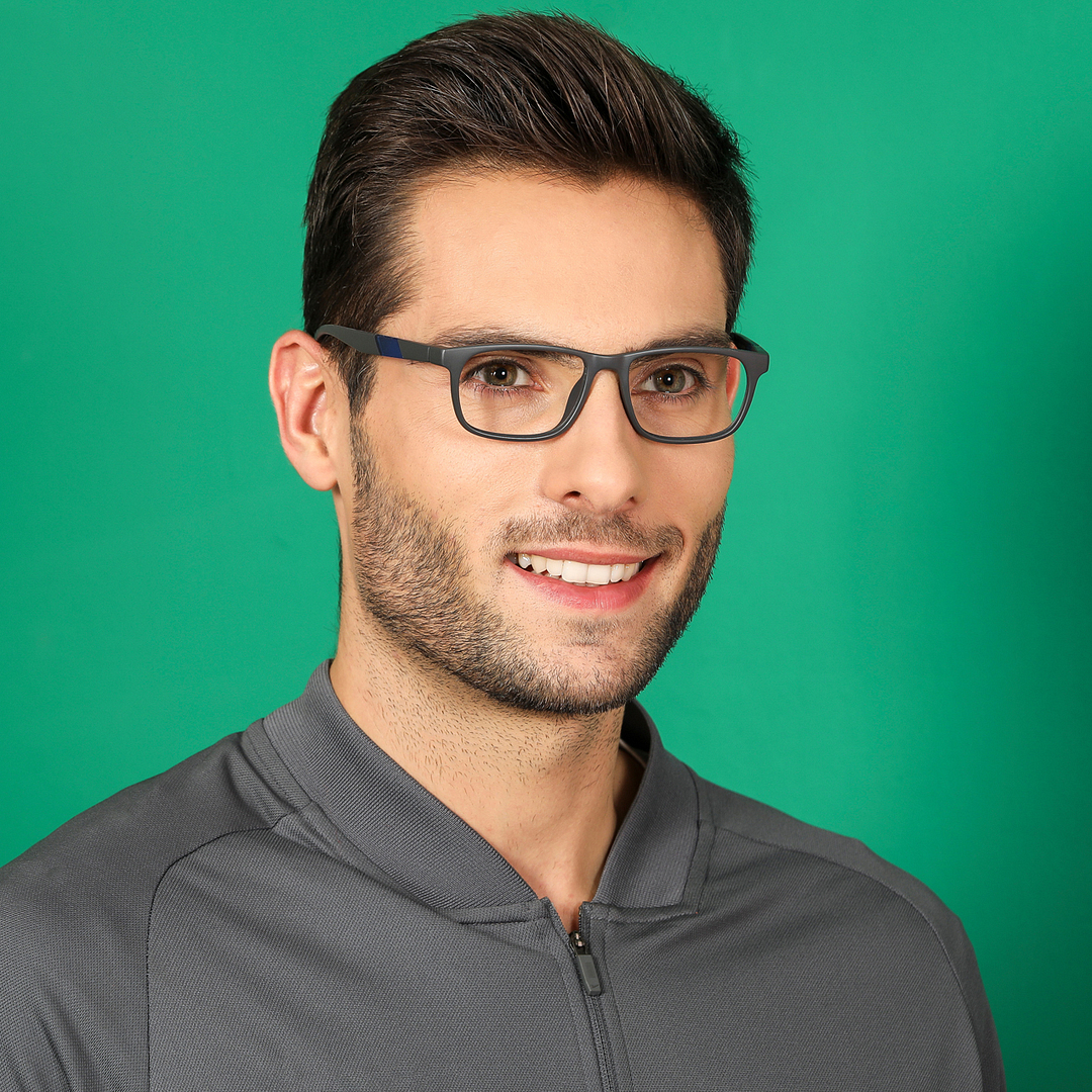 Lenskart Air Online Black Full Rim Rectangle left side