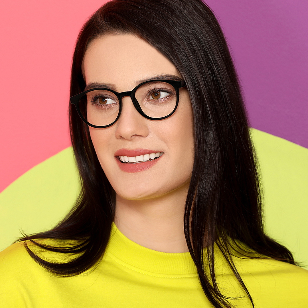 Lenskart Air Online Black Full Rim Round right side