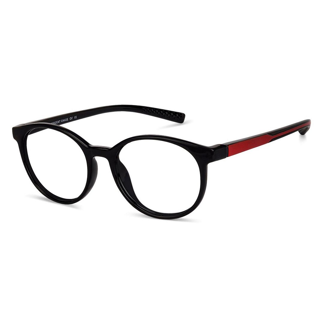 Lenskart Air Online Black Full Rim Round left side