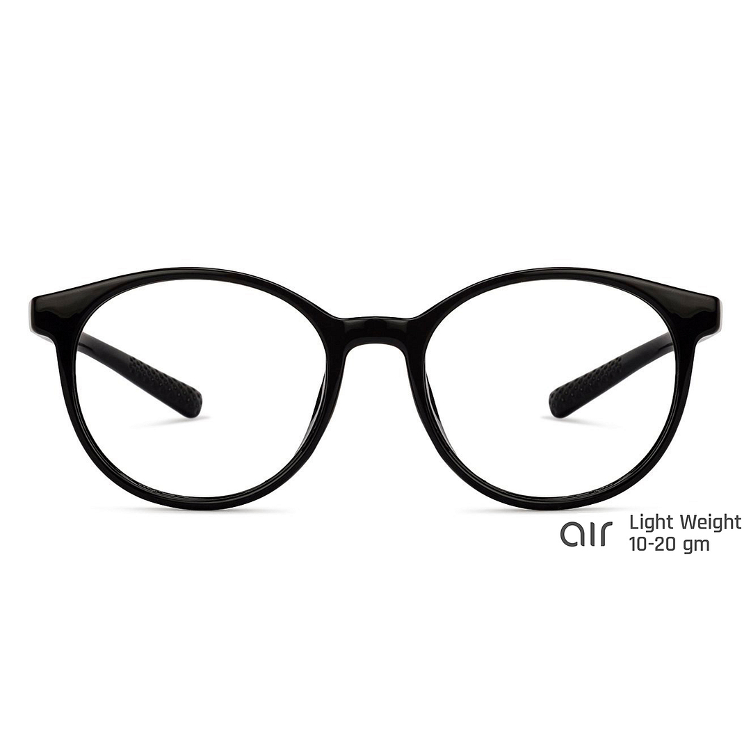 Lenskart Air Online Black Full Rim Round left side