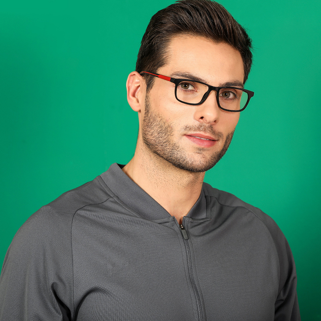 Lenskart Air Online Black Full Rim Rectangle right side