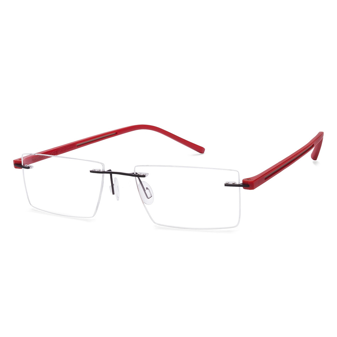 Lenskart Air Online Black Rimless Rectangle right side