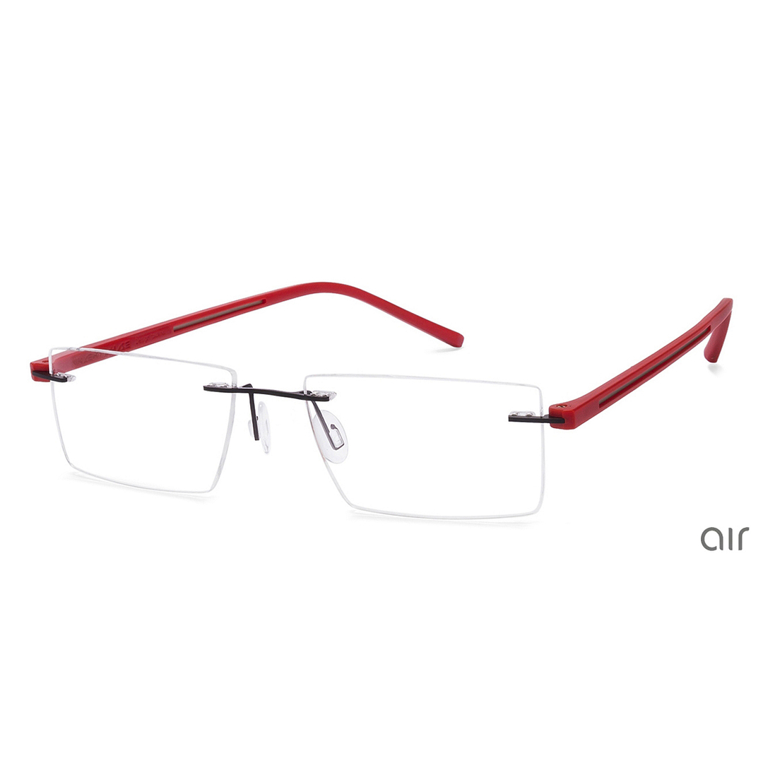 Lenskart Air Online Black Rimless Rectangle right side